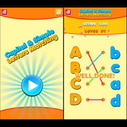 Capital and simple letters matching