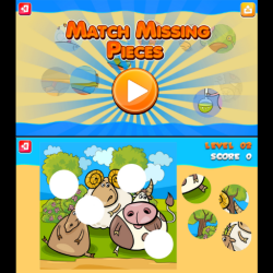Match missing pieces game