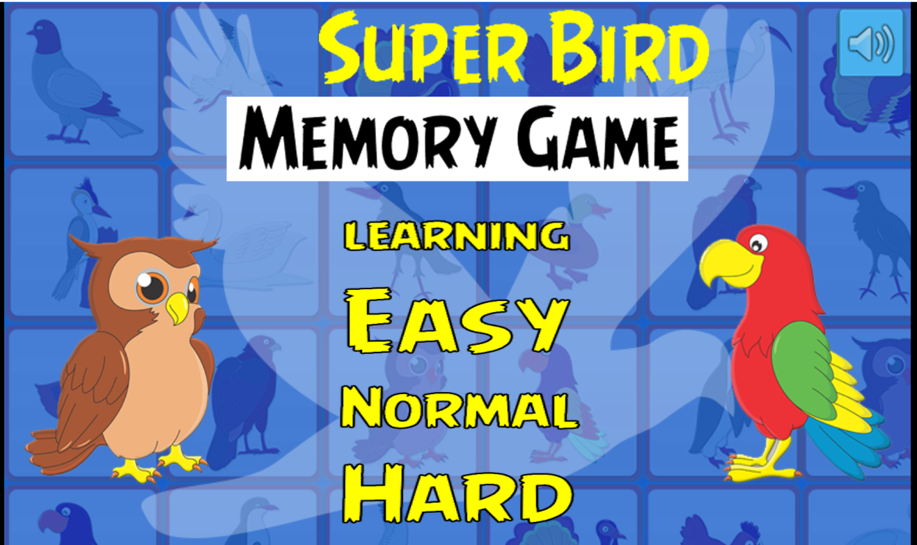 Super birds memory game